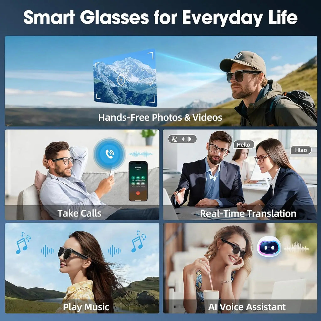 Tukie M02S AI Smart Glasses 2026 (Standard Version)